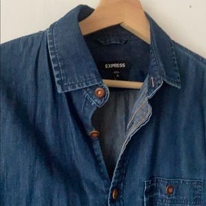 Express Denim Slimfit Shirt